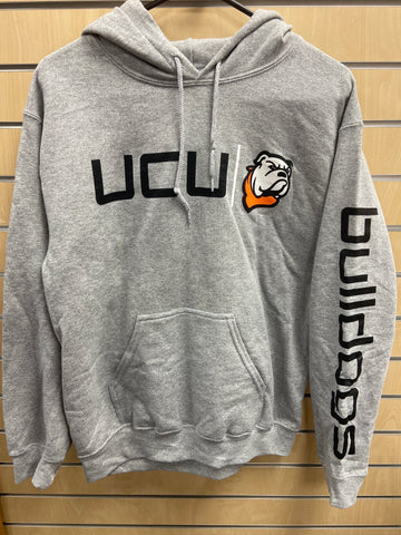 Block Letter UCU with Bulldog Hoodie