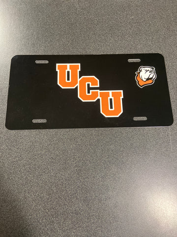 Aluminum UCU with Bulldog Head License Plate